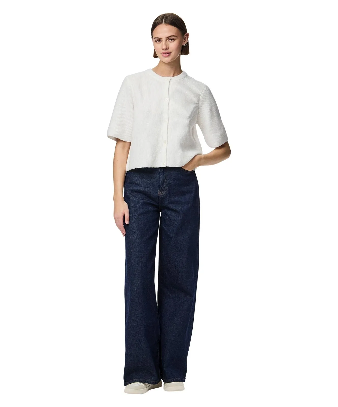 Damen Jacke Silly von Pieces in Cloud Dancer