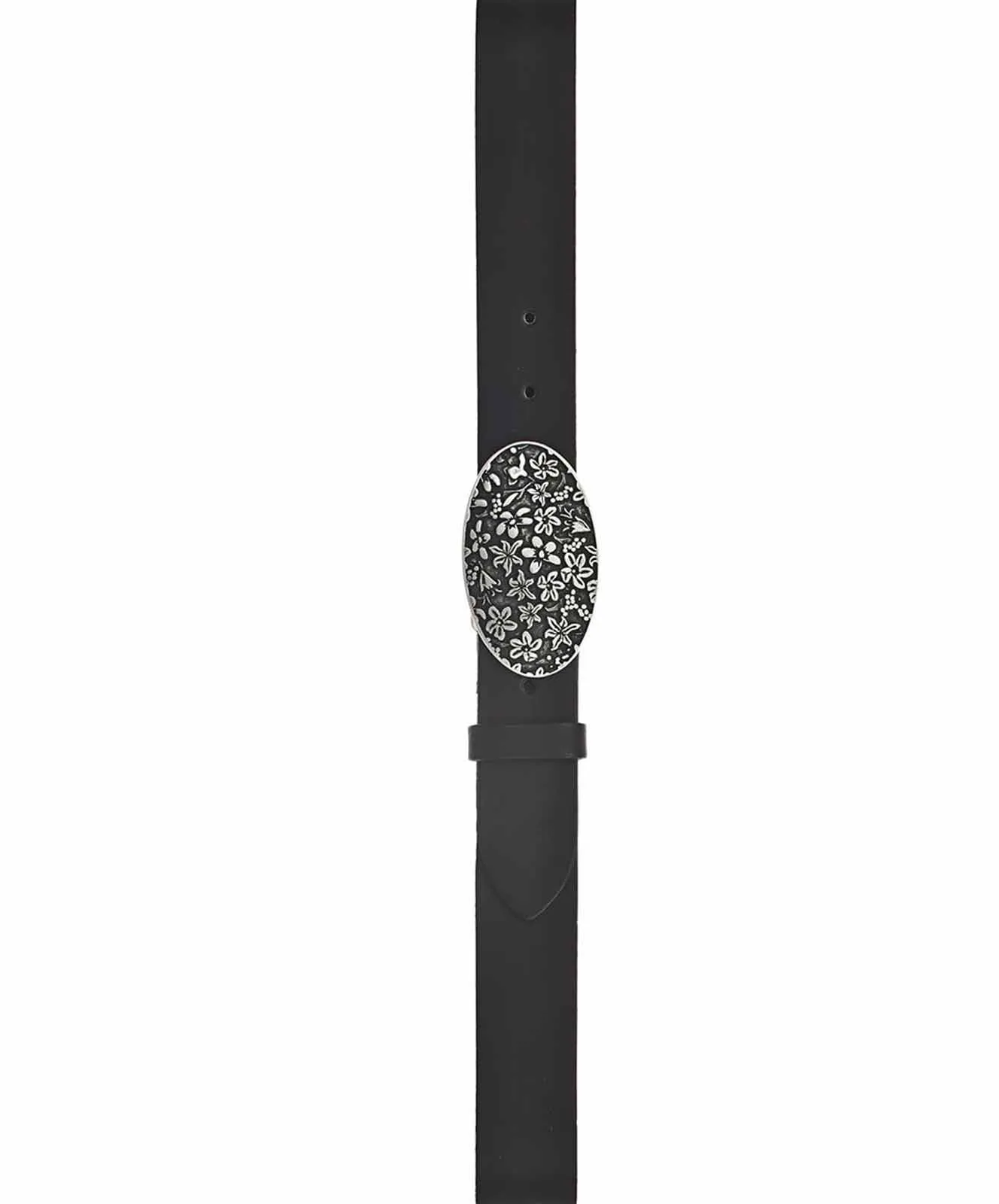 Damen Gürtel 4cm Ledergürtel mit Schließe von Mustang in Black