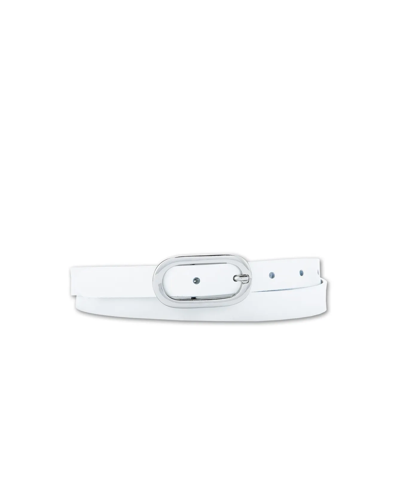 Damen Gürtel 2cm Nappaledergürtel von Bernd Götz in Weiß