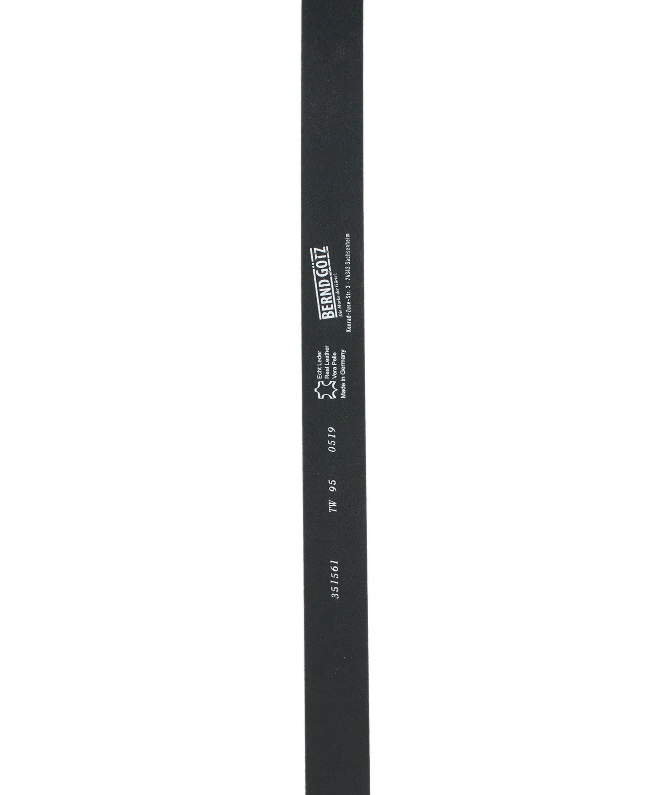 Damen Gürtel 3,5cm Nappaleder Gürtel von Bernd Götz in Silber