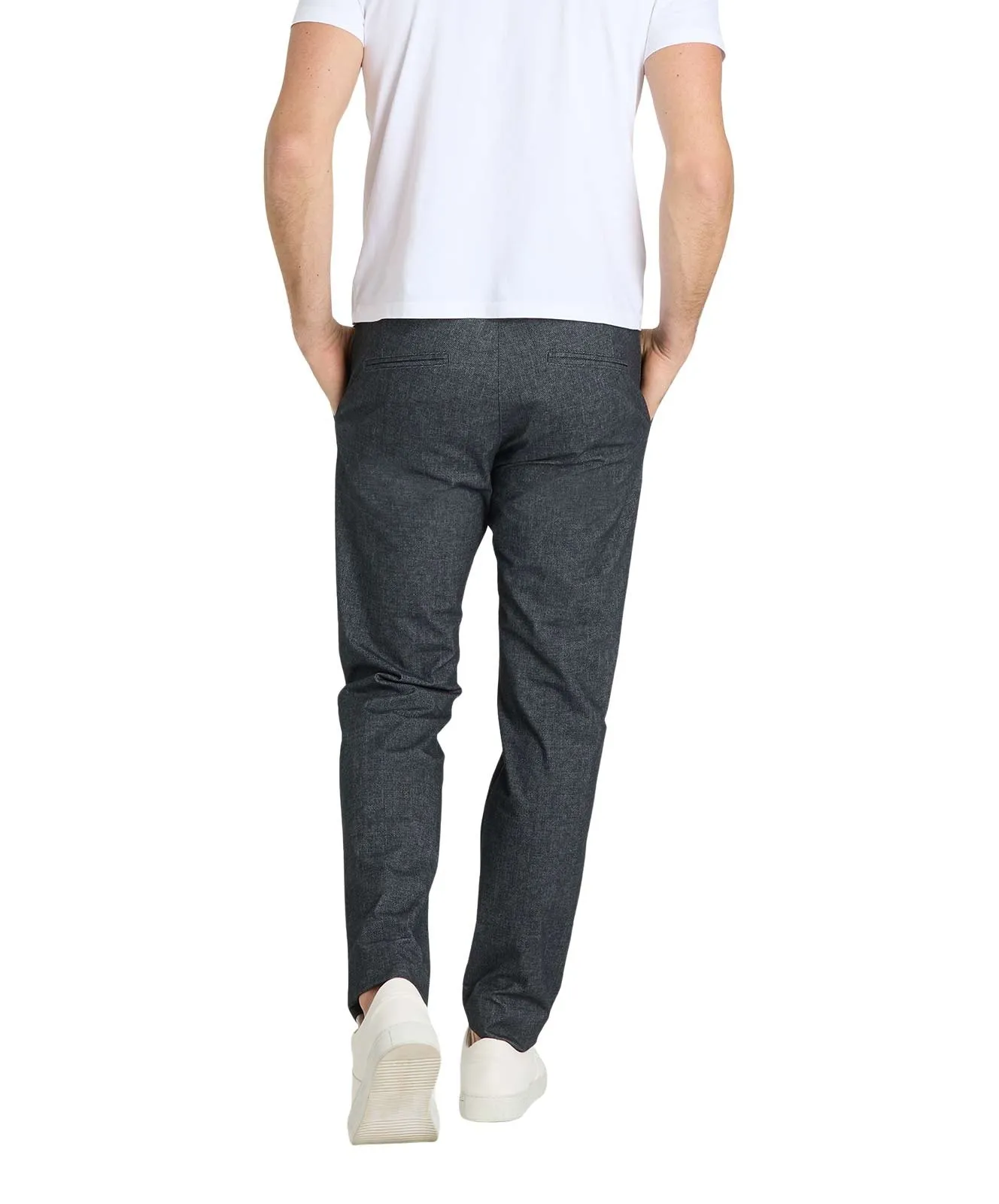 Herren Hose Lennox von MAC in Midnight Blue Printed