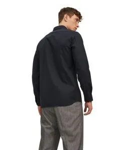 Jack & Jones Hemd Parker mit Langarm in Schwarz