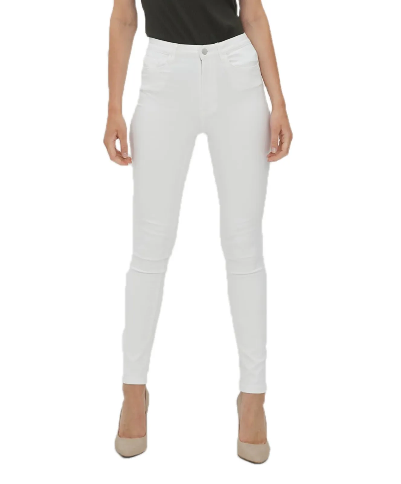 Damen Jeans Sophia von Vero Moda in Bright White