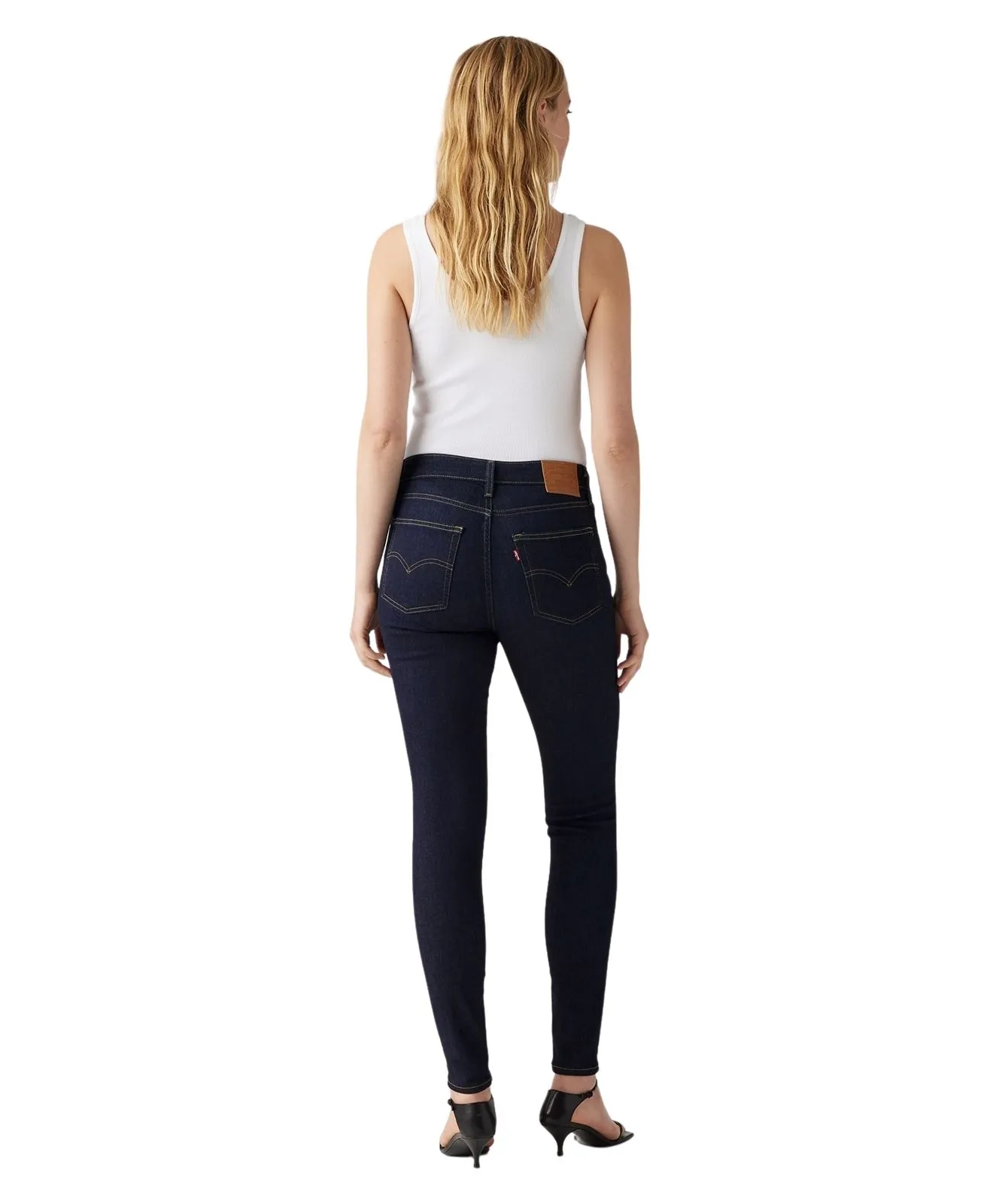 Damen Jeans 721 High-Rise Skinny von Levis in Blue Wave Rinse