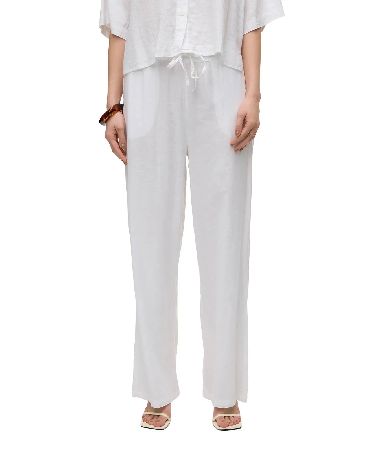 Damen Hose Linn von Vero Moda in Snow White
