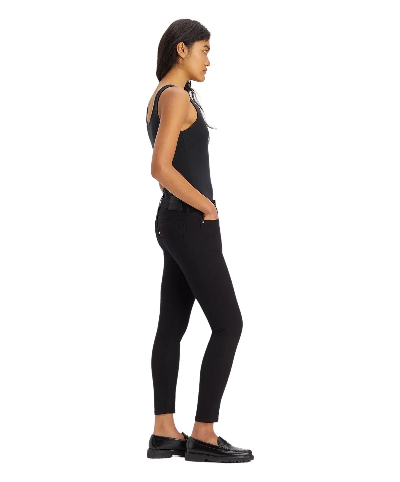 Damen Jeans 711 Skinny von Levis in Night Is Black