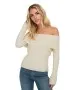 Damen Pullover Katia von Only in Whitecap Gray Melange
