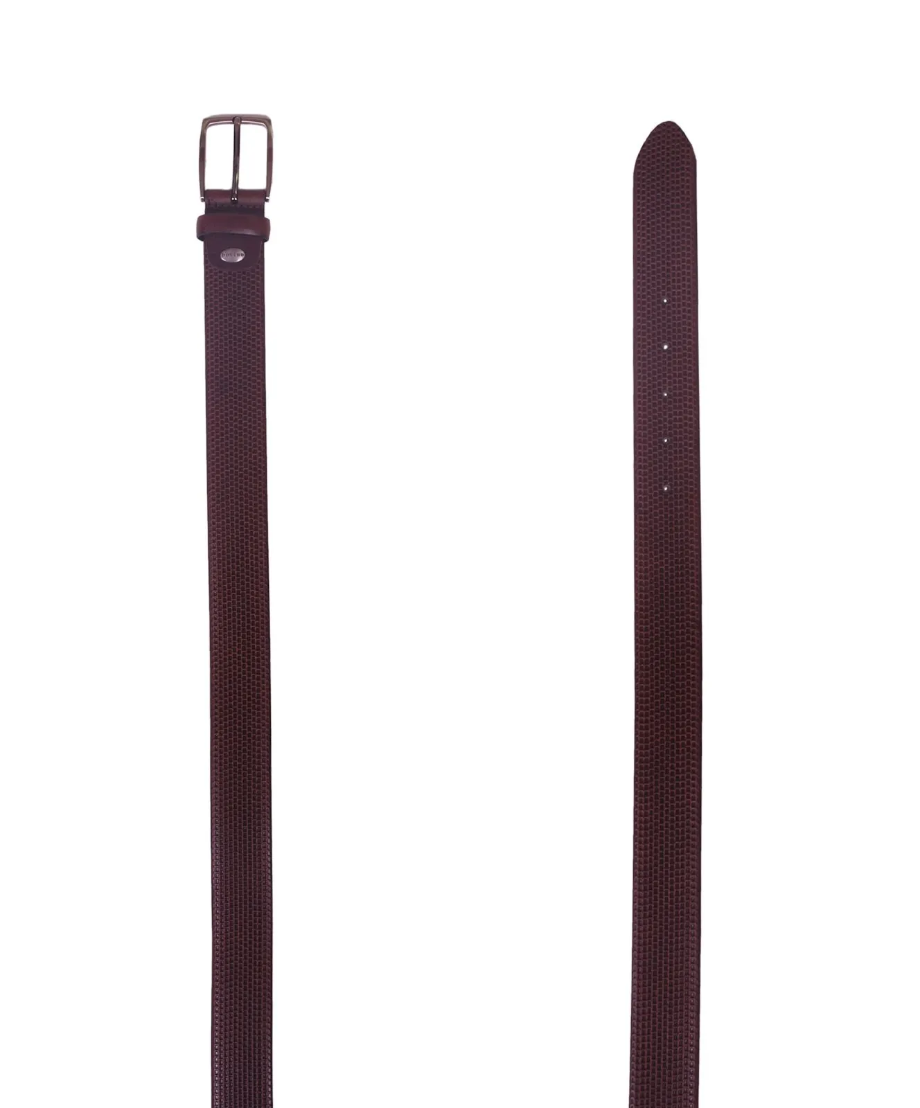 Herren Gürtel 3,5cm Walklederg.bomb. von Bernd Götz in Dunkelbraun
