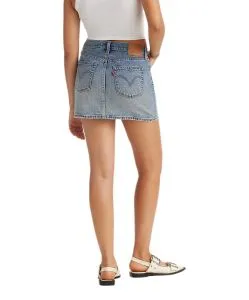 Levis Jeansrock Icon aus Baumwolle in Mittelblau