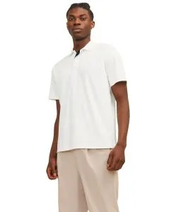 Jack & Jones Poloshirt Crodney in Weiß