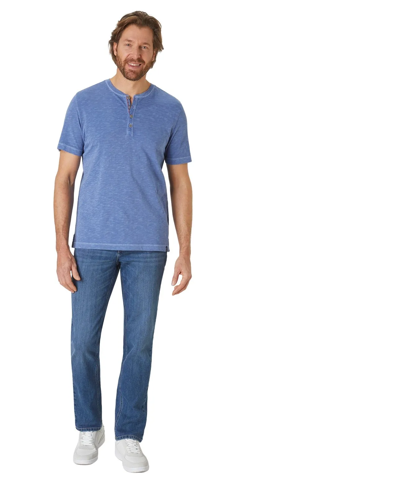 Herren Jeans Ranger Pipe von Paddocks in Medium Blue Soft Used