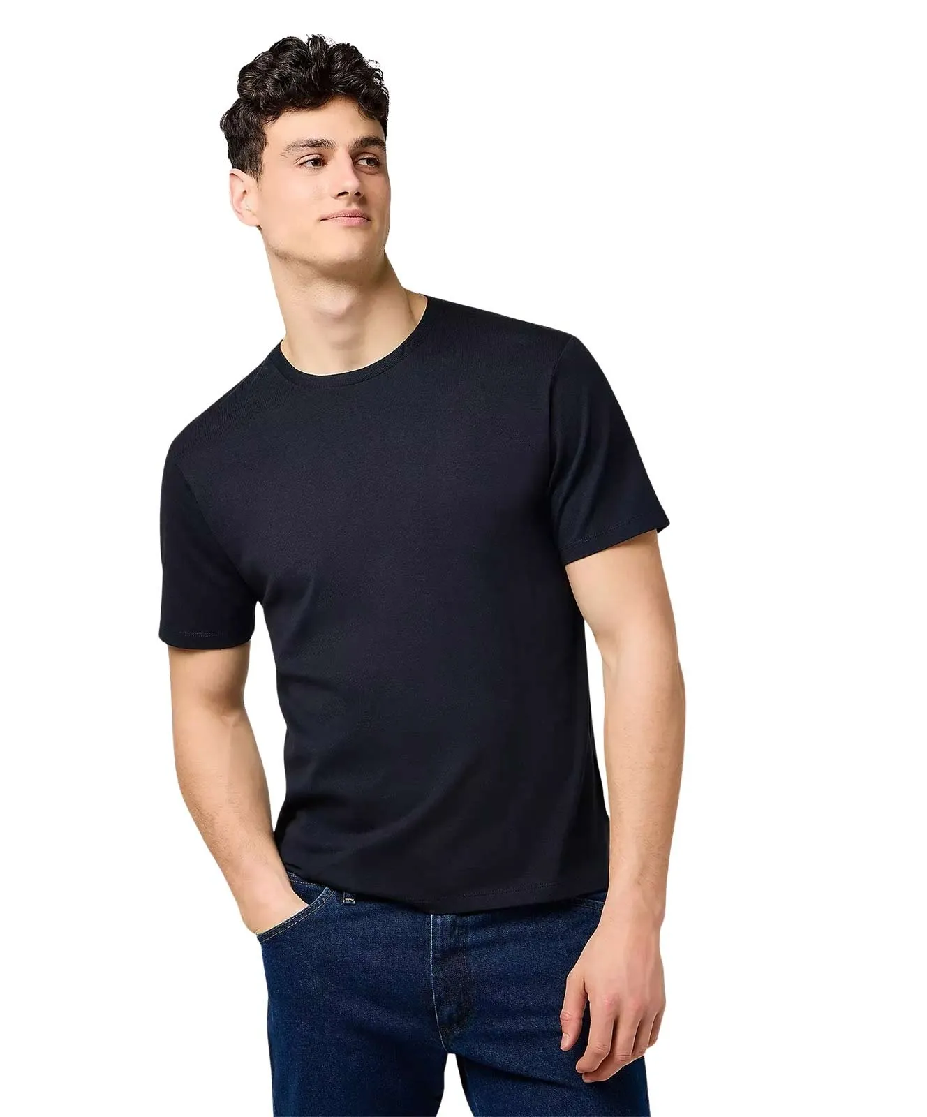 Herren Shirt 3 Pack Tee von Wrangler in White Grey Black