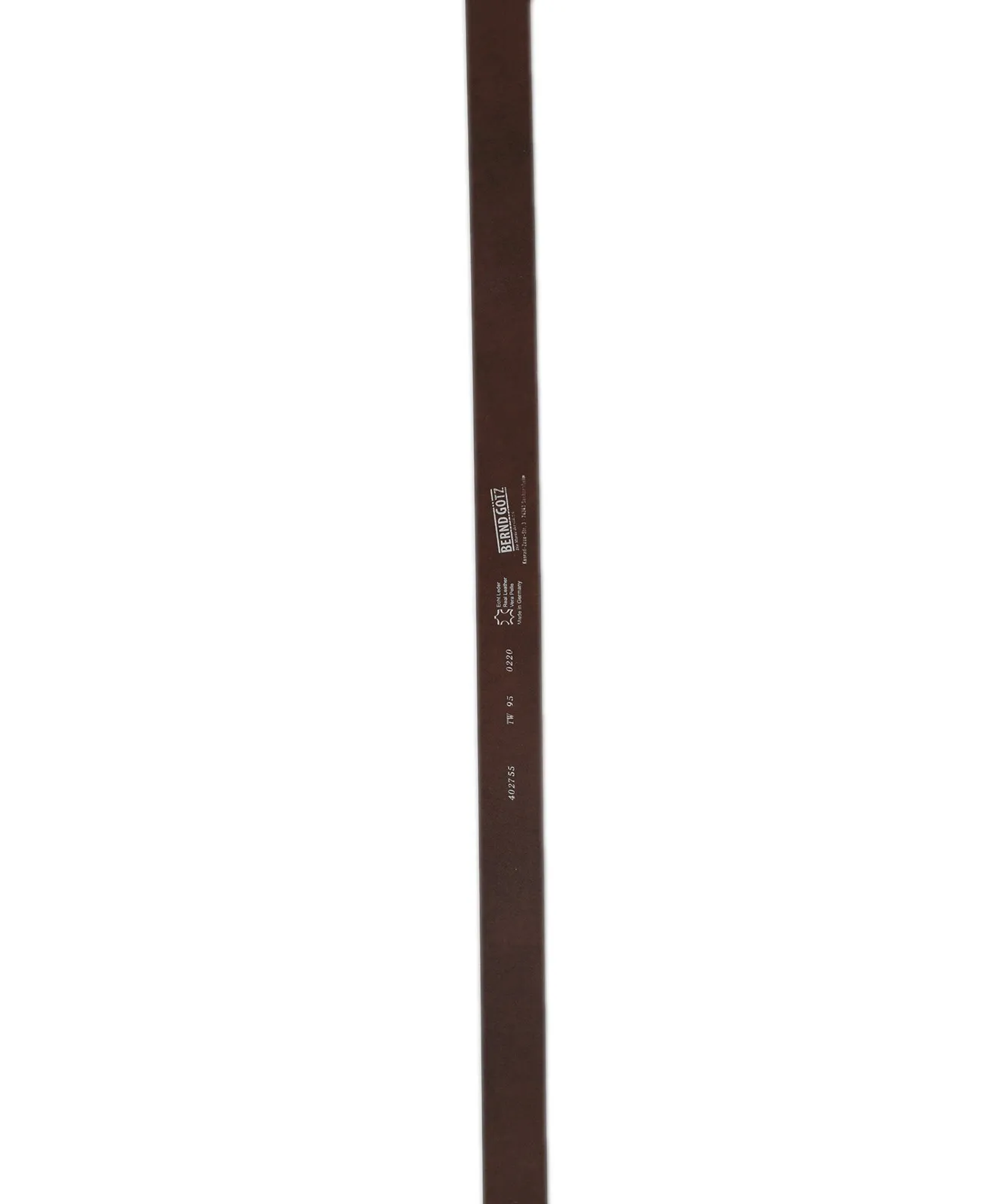 Herren Gürtel 4cm Büffel Ledergürtel von Bernd Götz in Dunklebraun