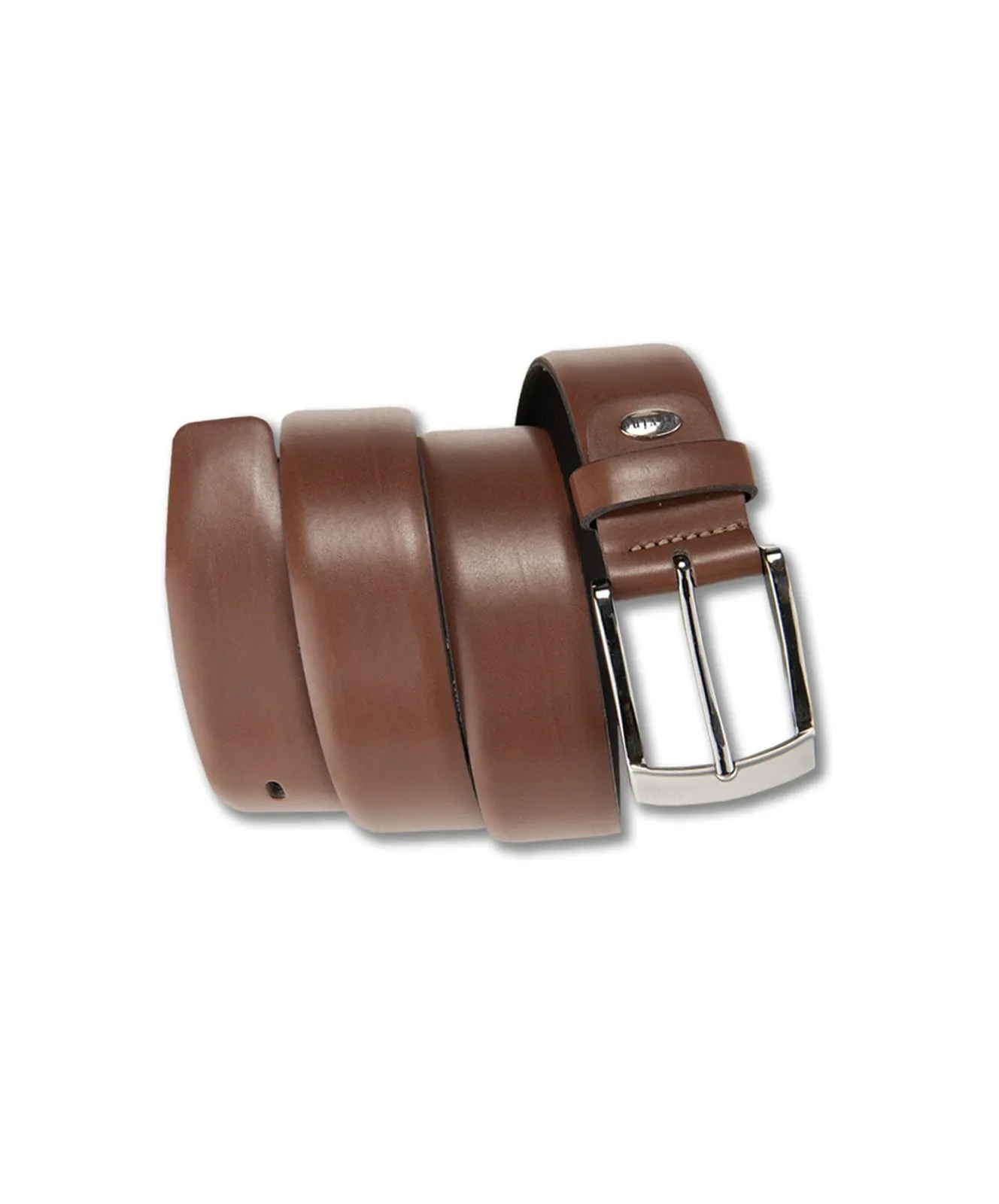 Herren Gürtel 3,5cm Bomb.Leder.T-Lucido  von Bernd Götz in Cognac