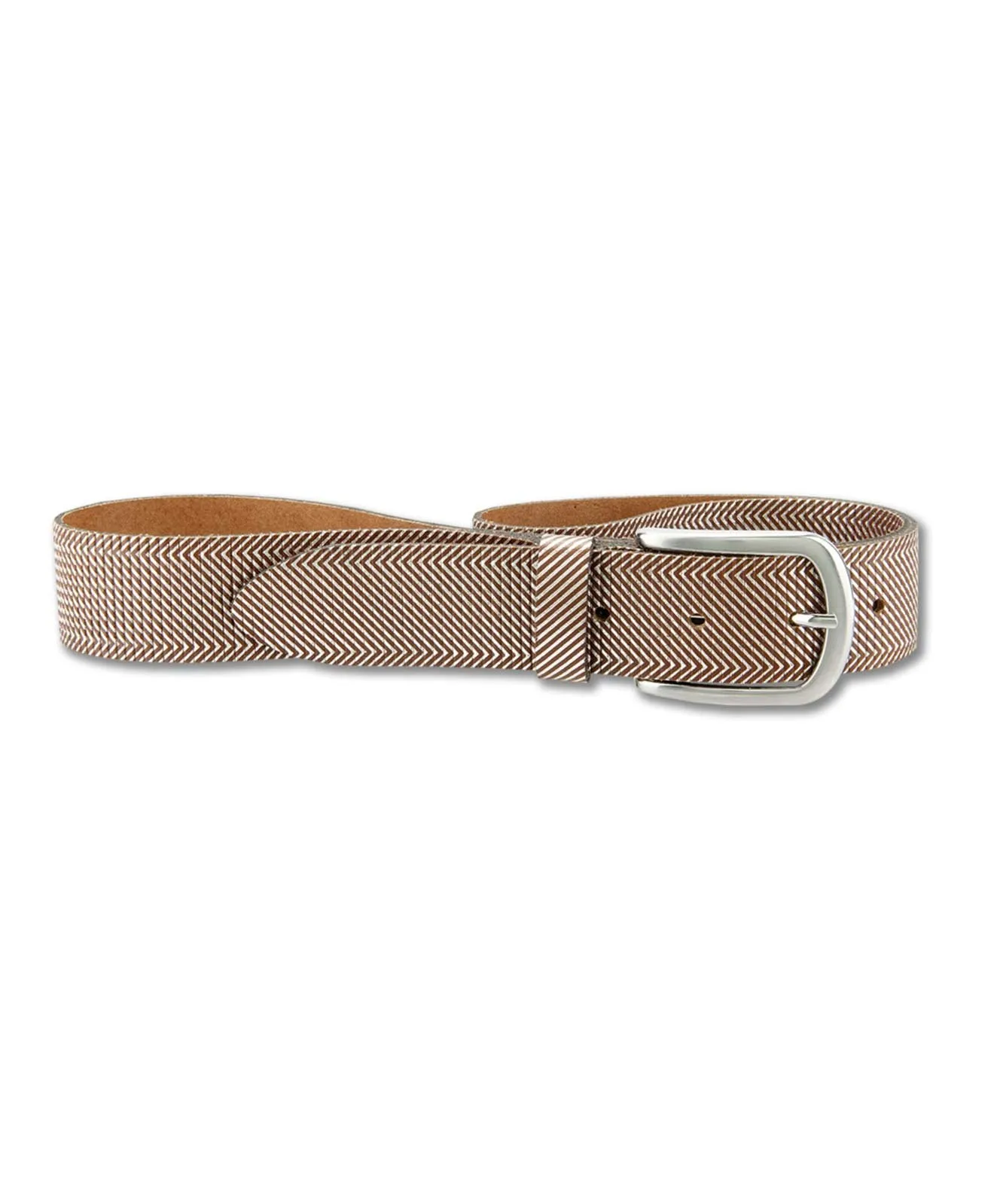 Damen Gürtel 3,5cm Softleder Gürtel von Bernd Götz in Cognac