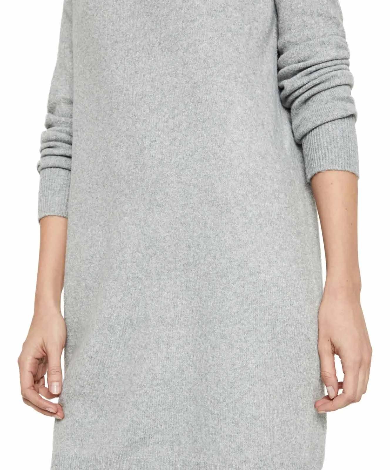 Damen Kleid Doffy von Vero Moda in Light Grey Melange