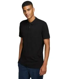Jack & Jones Poloshirt Basic mit Slim Fit in Schwarz