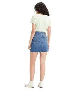 Levis Jeansrock High Waisted Deconstructed Skirt im Used Look