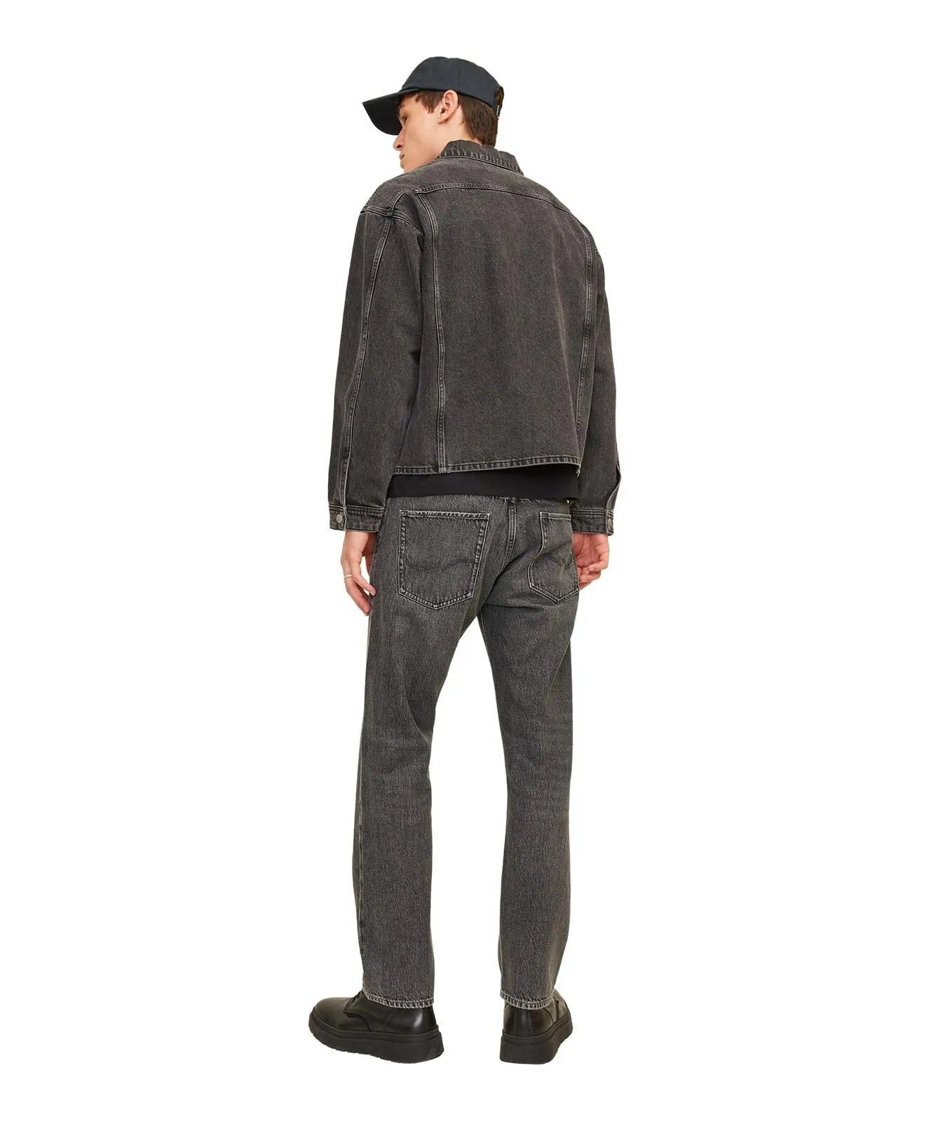 Herren Jeans Chris von Jack & Jones in Black Denim