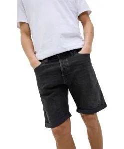 Jack & Jones Jeansshorts Rick in verwaschenem Schwarz