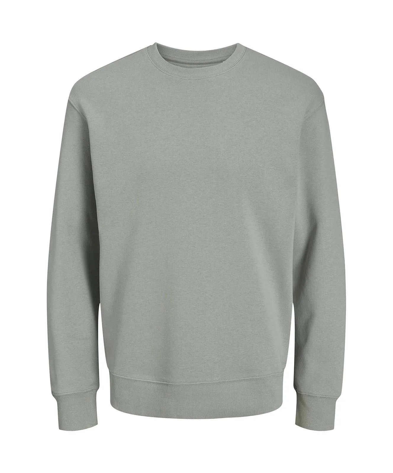 Herren Pullover Star Basic Sweat Crew von Jack & Jones in Ultimate Grey