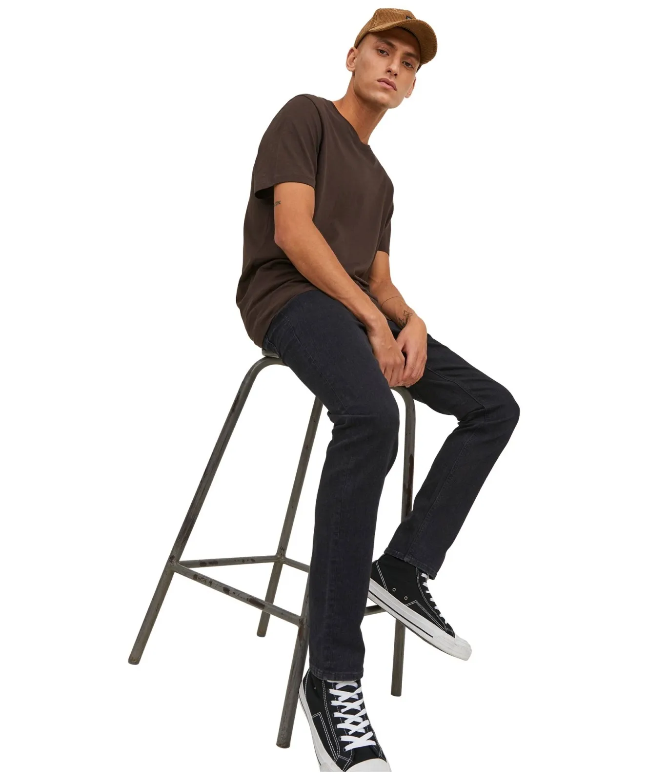 Herren Jeans Glenn Original von Jack & Jones in Black Denim