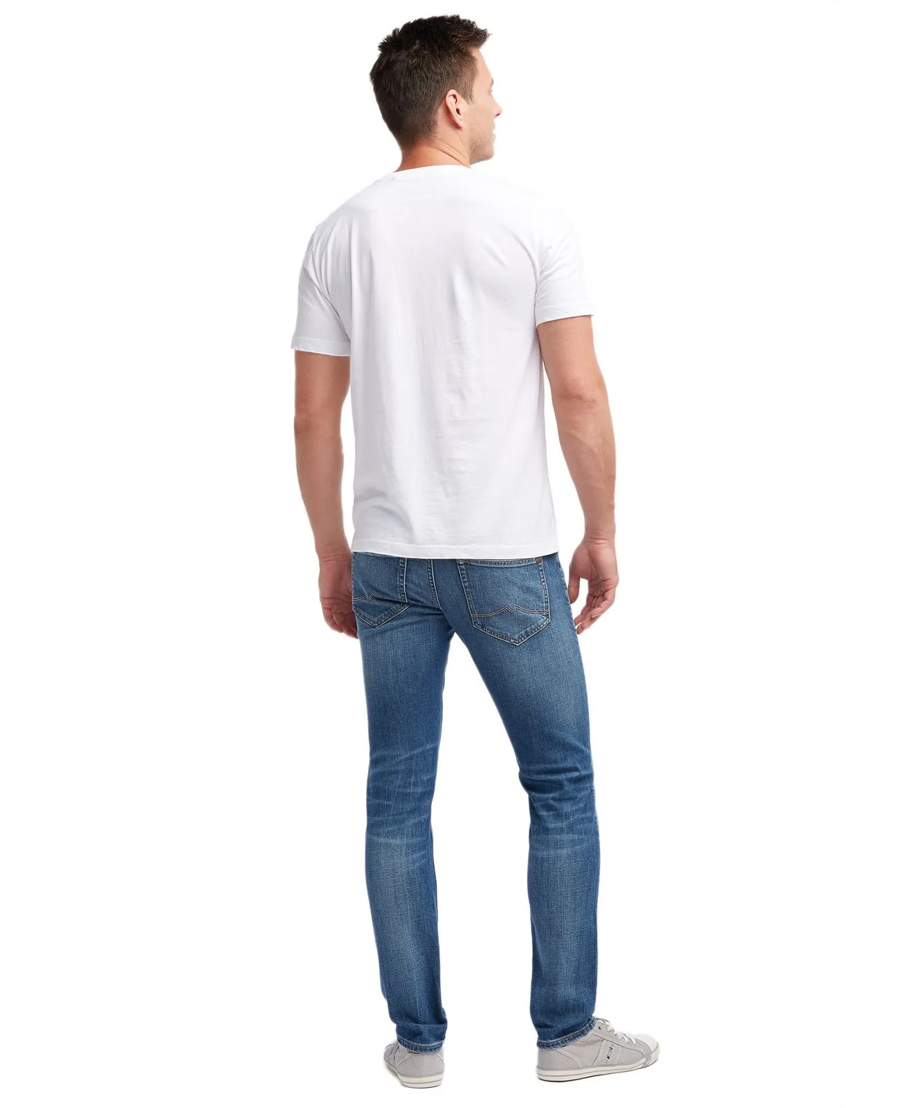 Herren Jeans Oregon Tapered von Mustang in Light Scratched Used