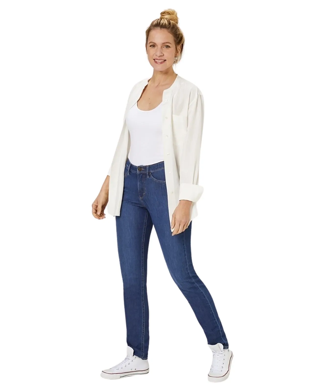 Damen Jeans Pat von Paddocks in Dark Stone With Soft Using