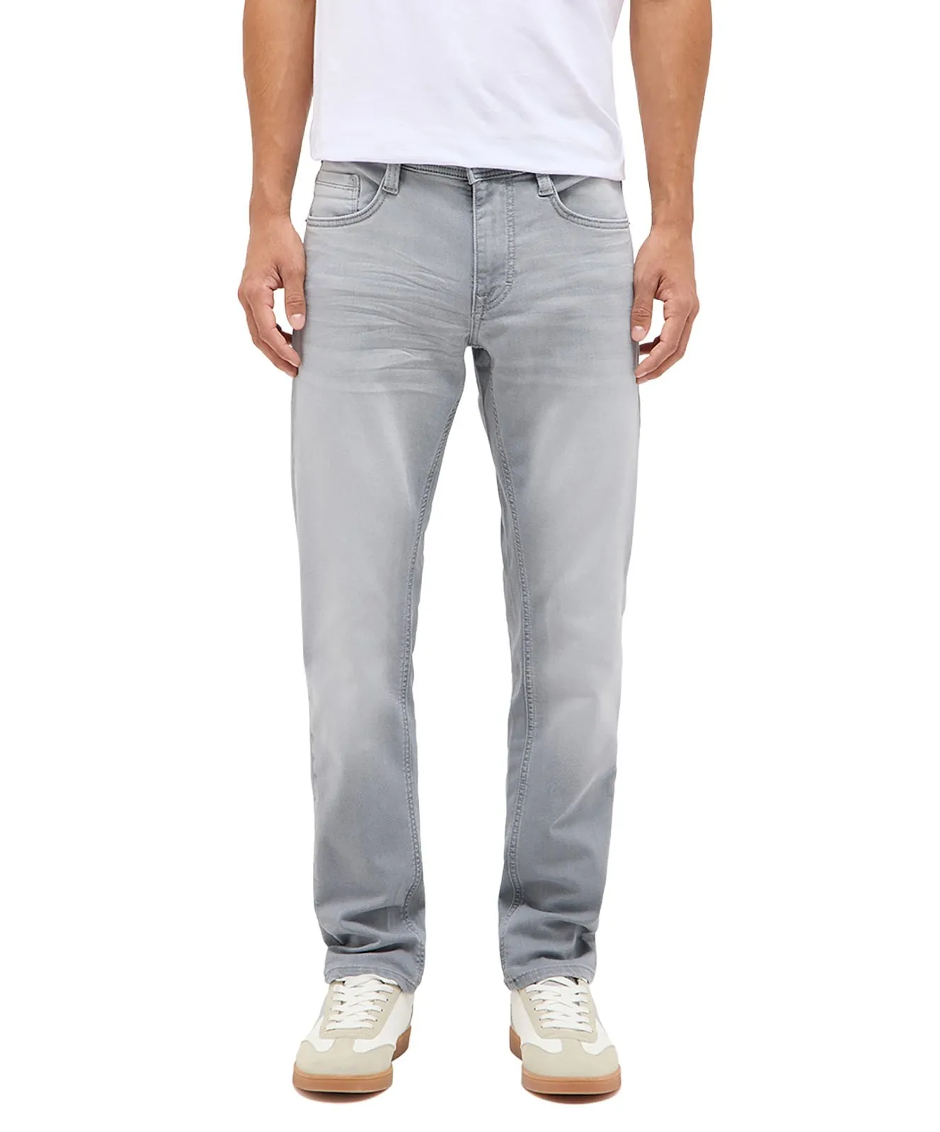 Herren Jeans Oregon Slim K von Mustang in Heller Grauton