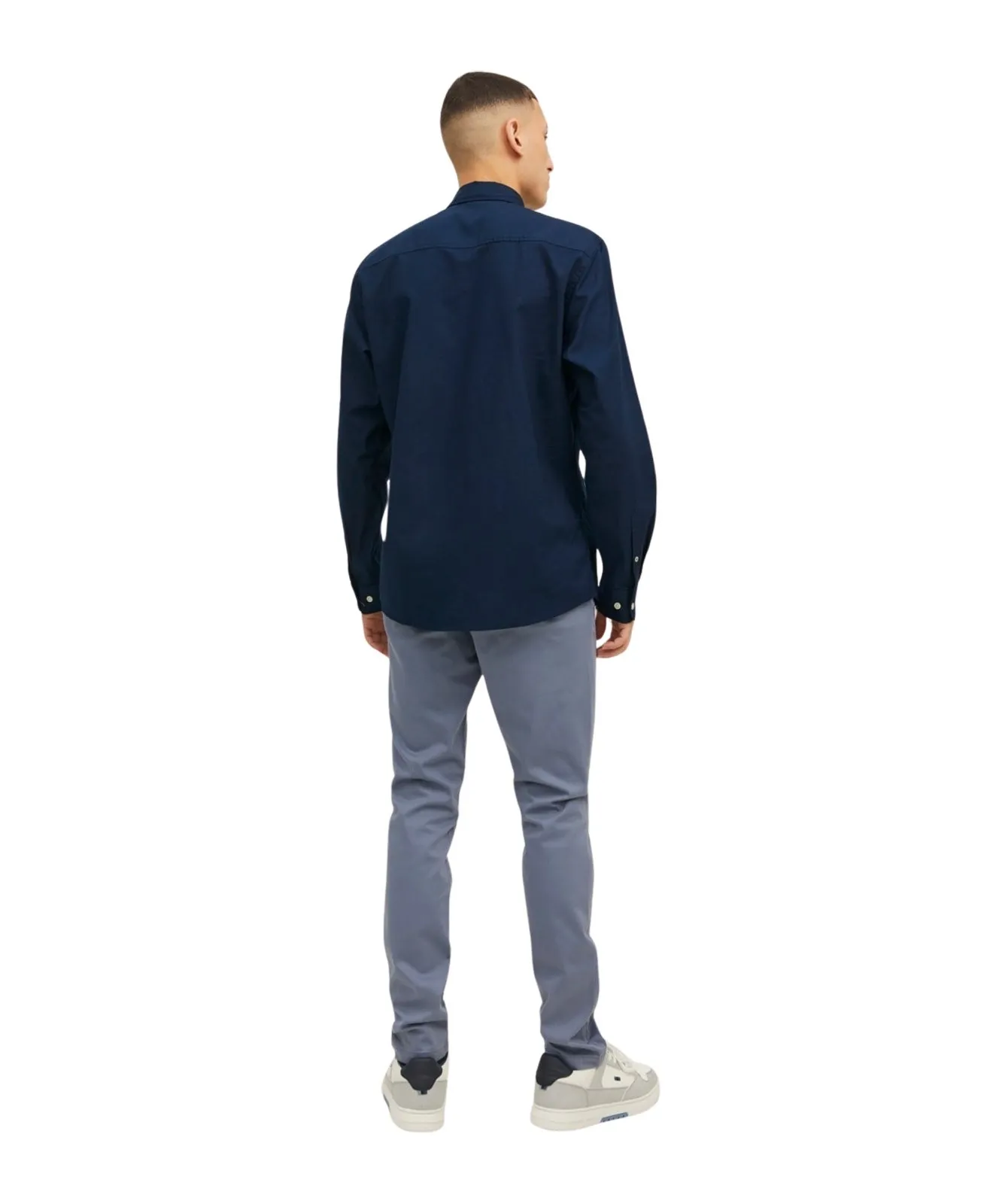 Herren Hemd Oxford von Jack & Jones in Navy Blazer