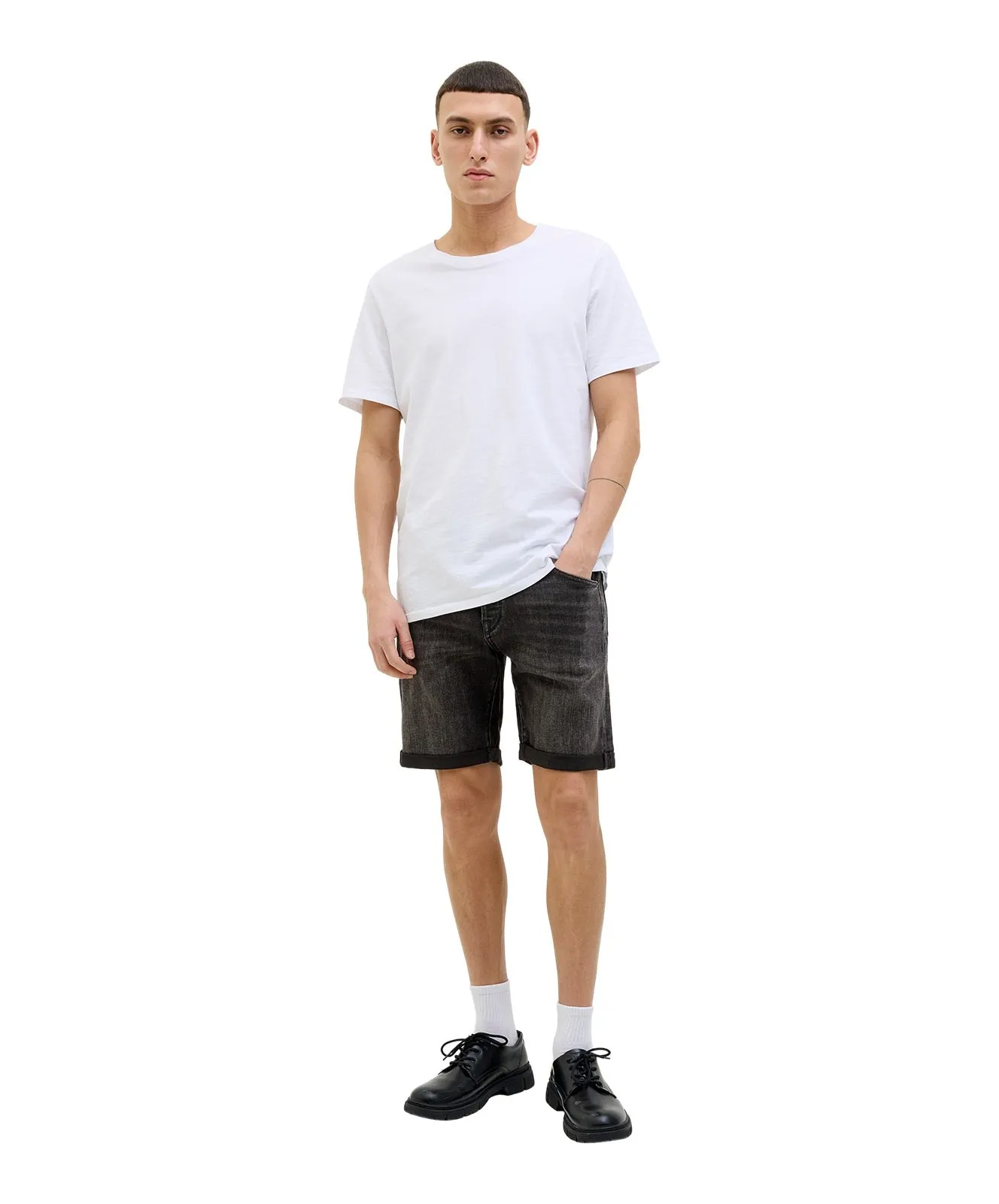 Herren Jeans Rick Fox von Jack & Jones in Black Denim