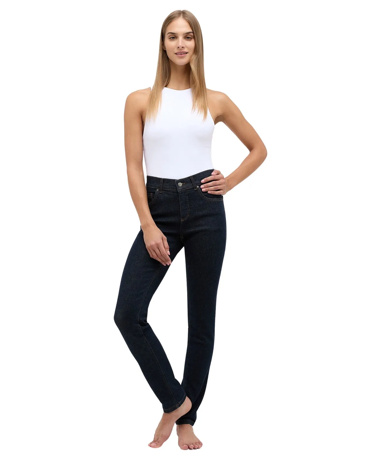 Damen Jeans Skinny von Angels in Night Blue