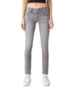 LTB Slim Fit Jeans Molly M im hellgrauem Nina Wash