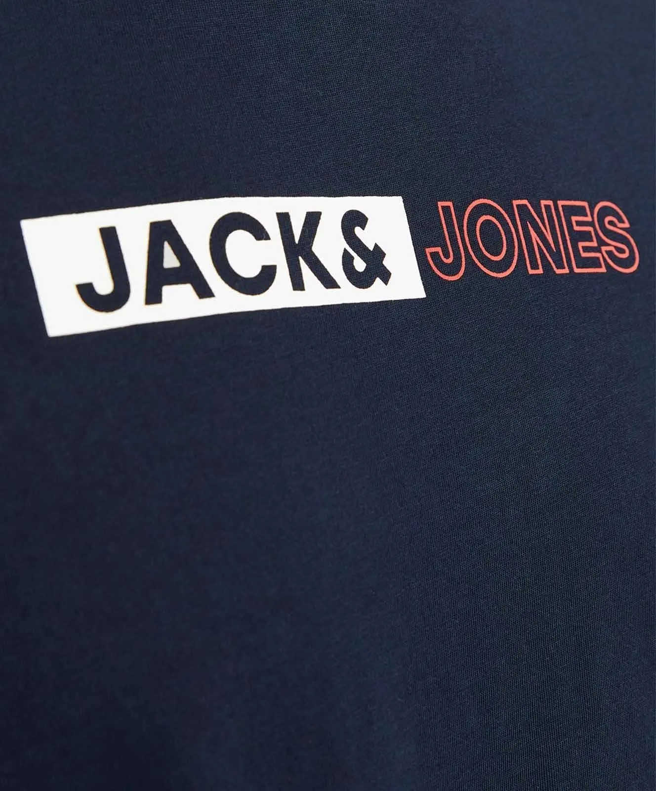 Herren Shirt Corp Logo Tee von Jack & Jones in Navy Blazer PLAY 5