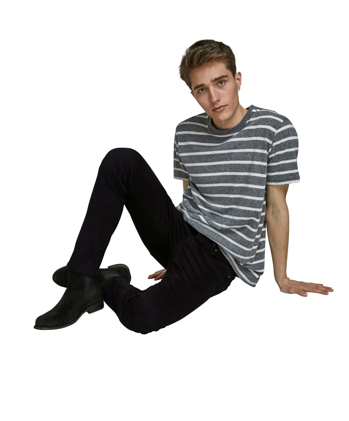 Herren Jeans Glenn Icon von Jack & Jones in Black Denim