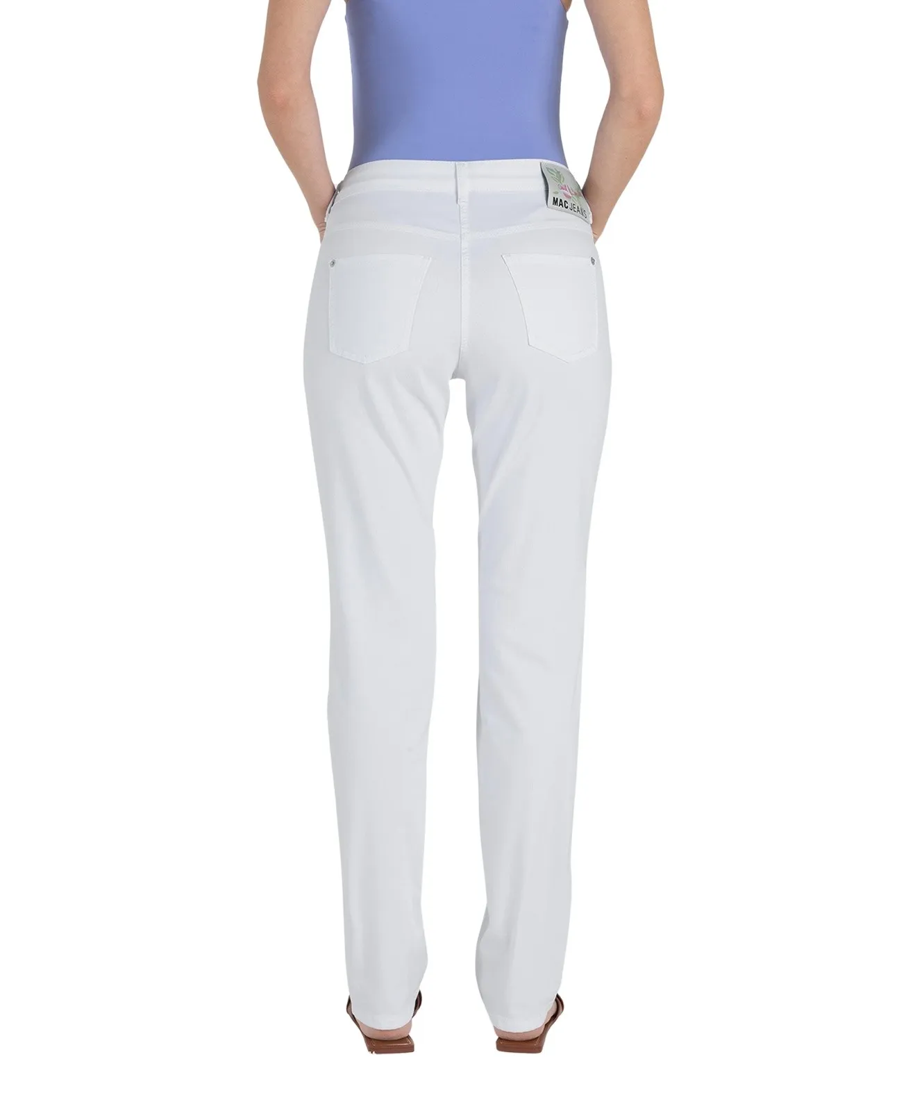 Damen Jeans Dream von MAC in White Denim