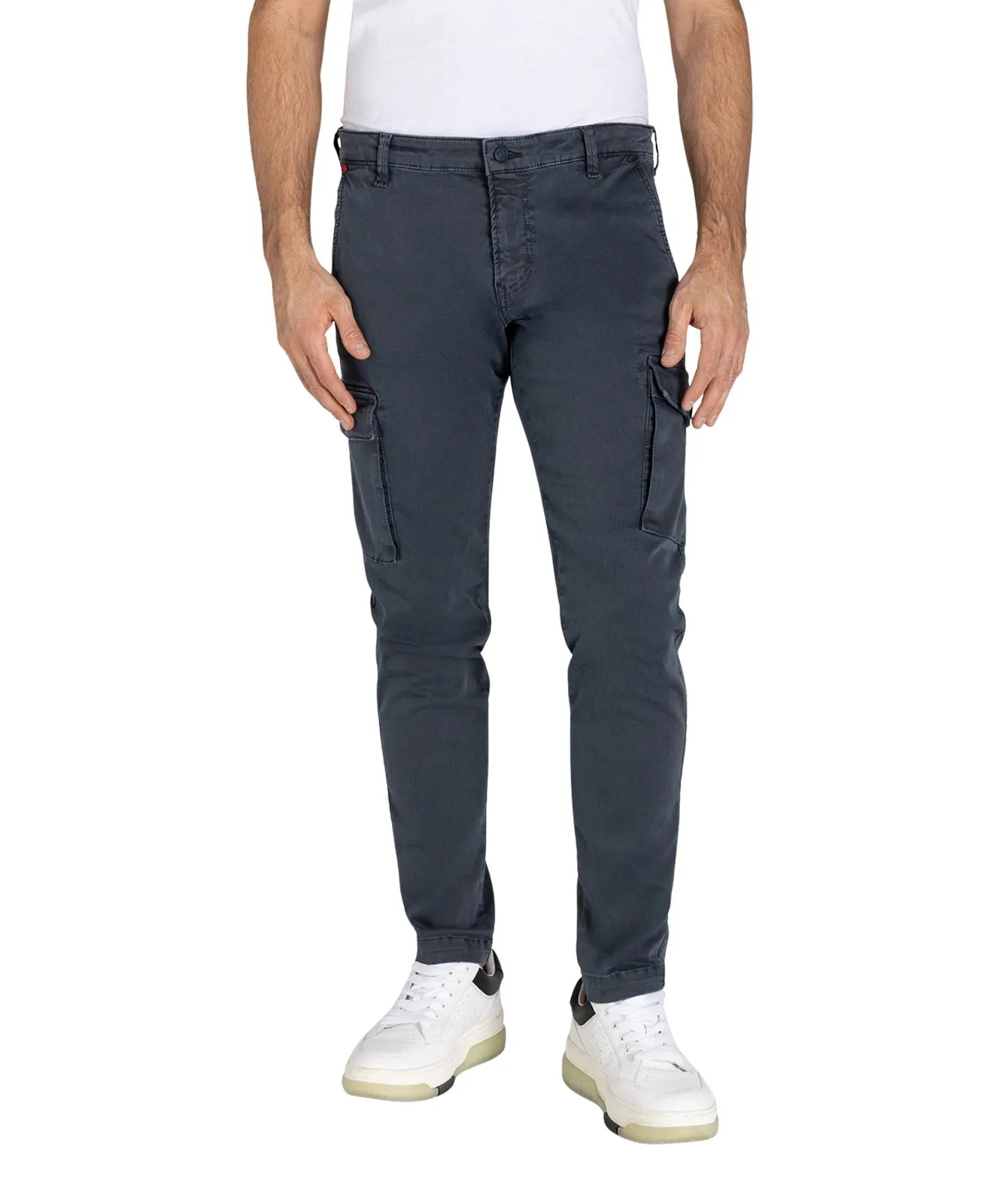 Herren Hose Driver Cargo von MAC in Blue Grey