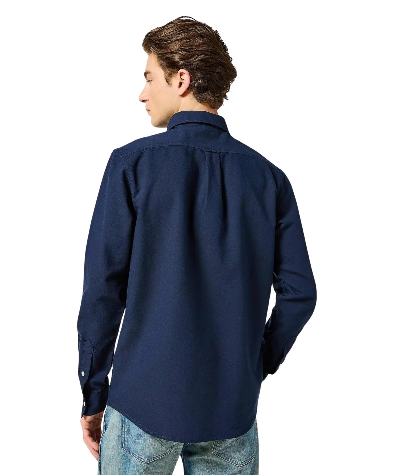 Herren Hemd Oxford Shirt von Wrangler in Dark Navy