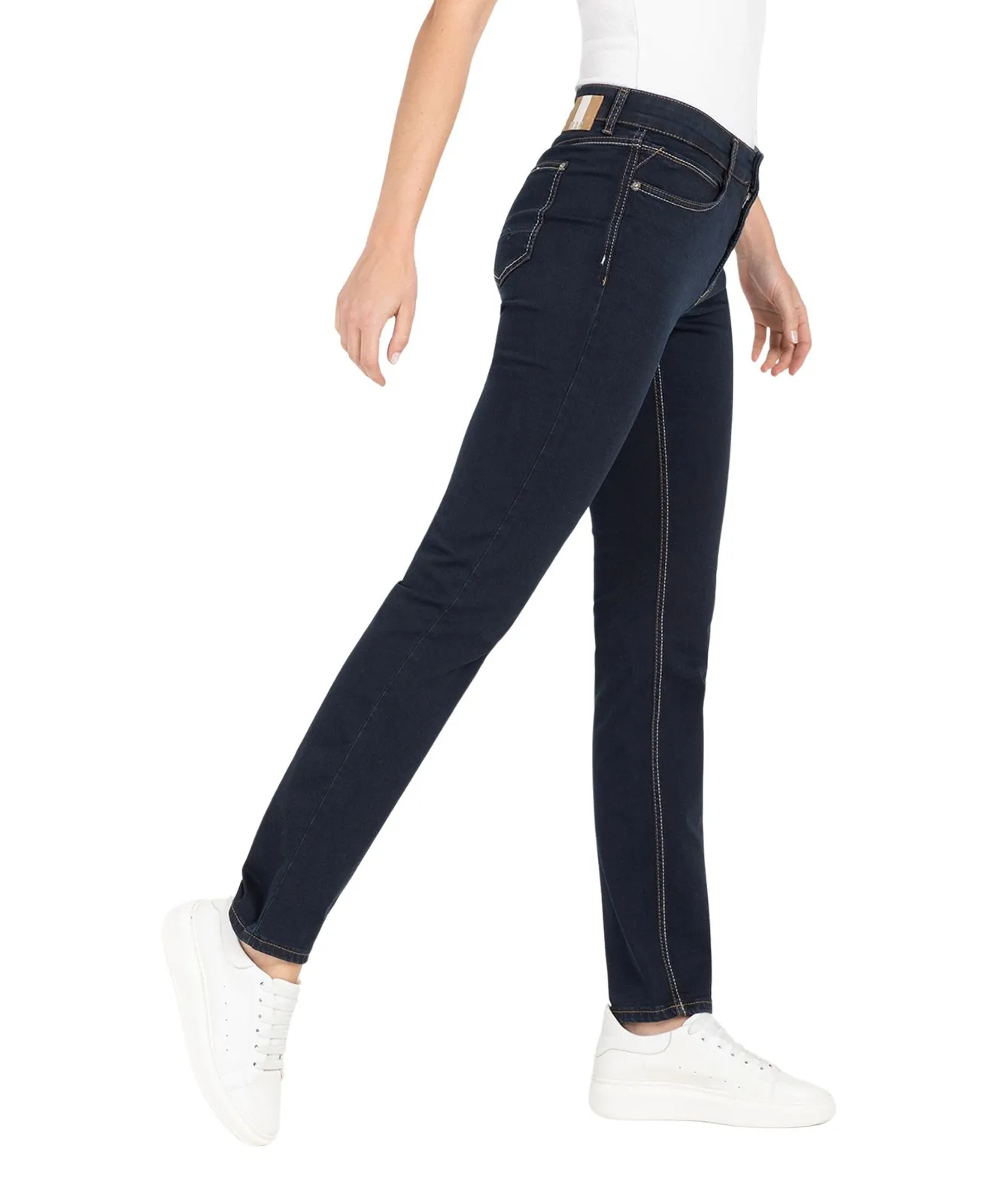 Damen Jeans Angela von MAC in Dark Rinsewash