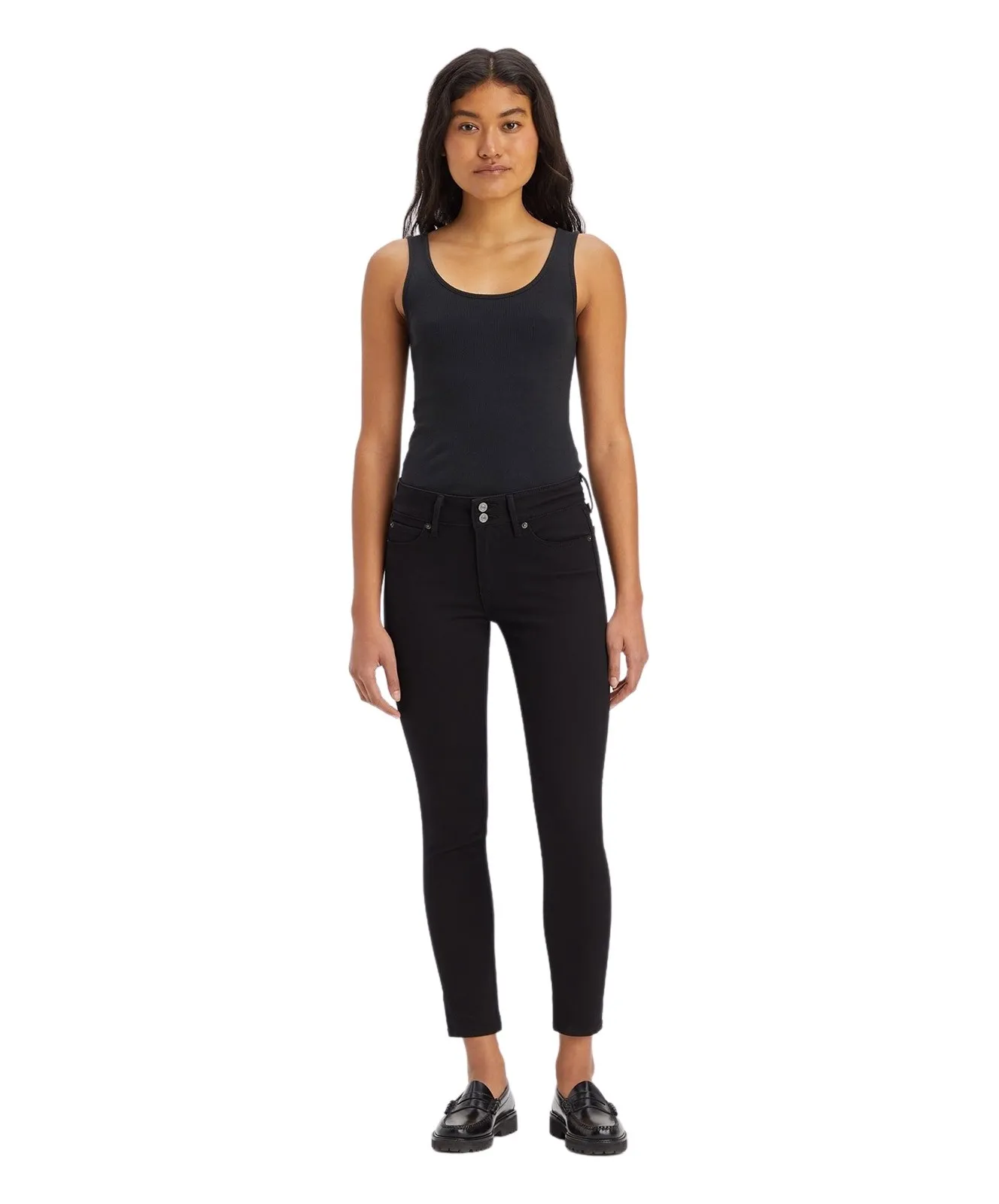 Damen Jeans 711 Skinny von Levis in Night Is Black