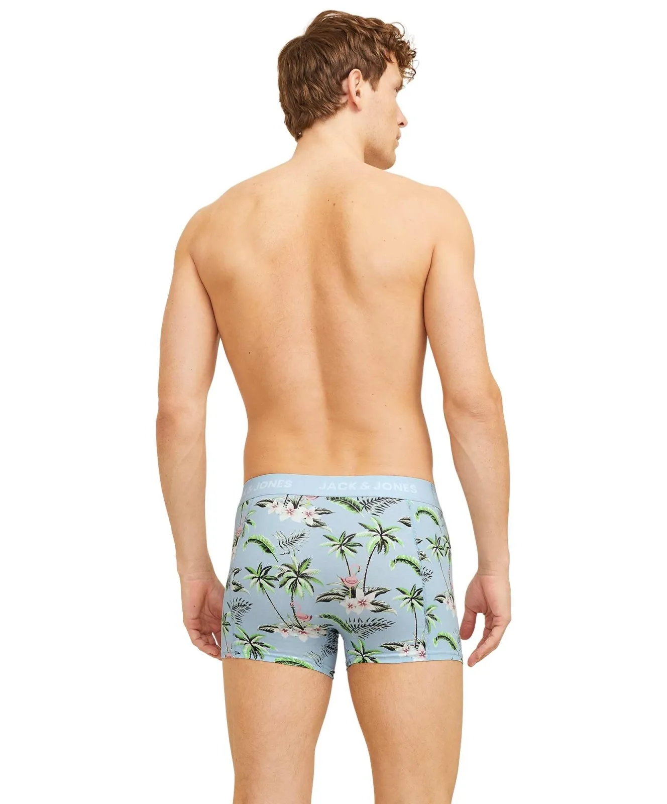Herren Unterwäsche Flower Birds von Jack & Jones in Chambray Blue Oceanview