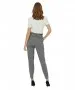 Damen Hose Eva Paperbag von Vero Moda in Medium Grey Melange