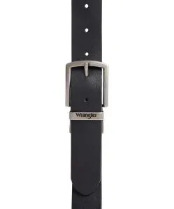 Wrangler Ledergürtel 2 Sided in Schwarz