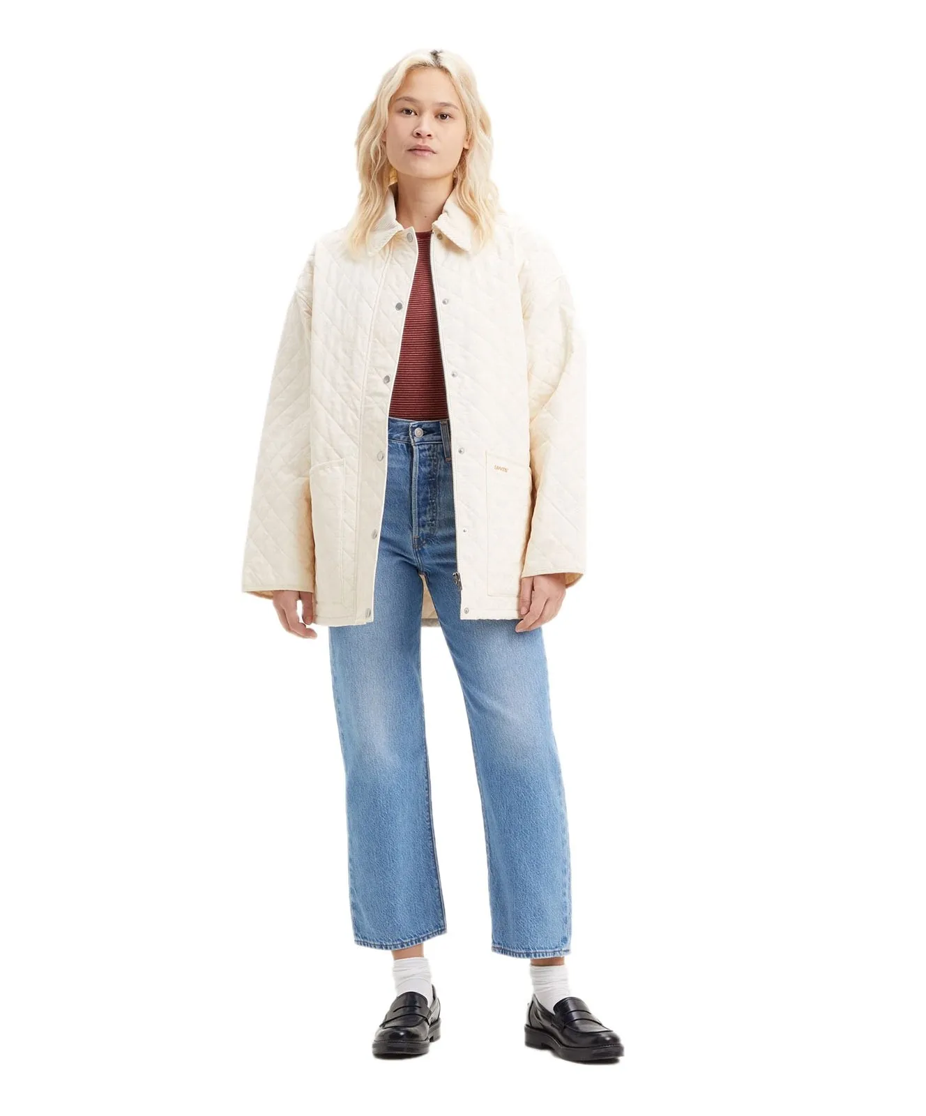 Damen Jeans Ribcage Straight Ankle von Levis in In The Middle