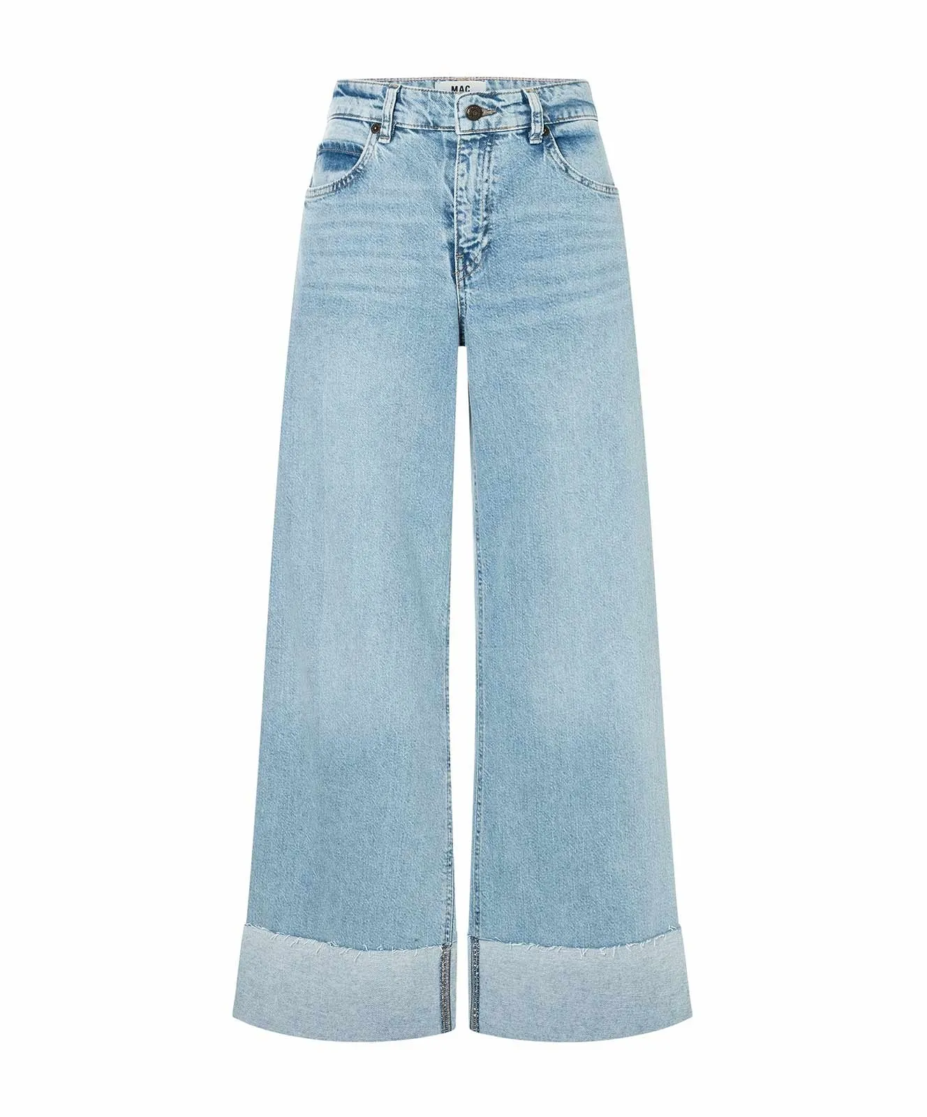 Damen Jeans Nevada Superwide von MAC in Urban Azur Blue