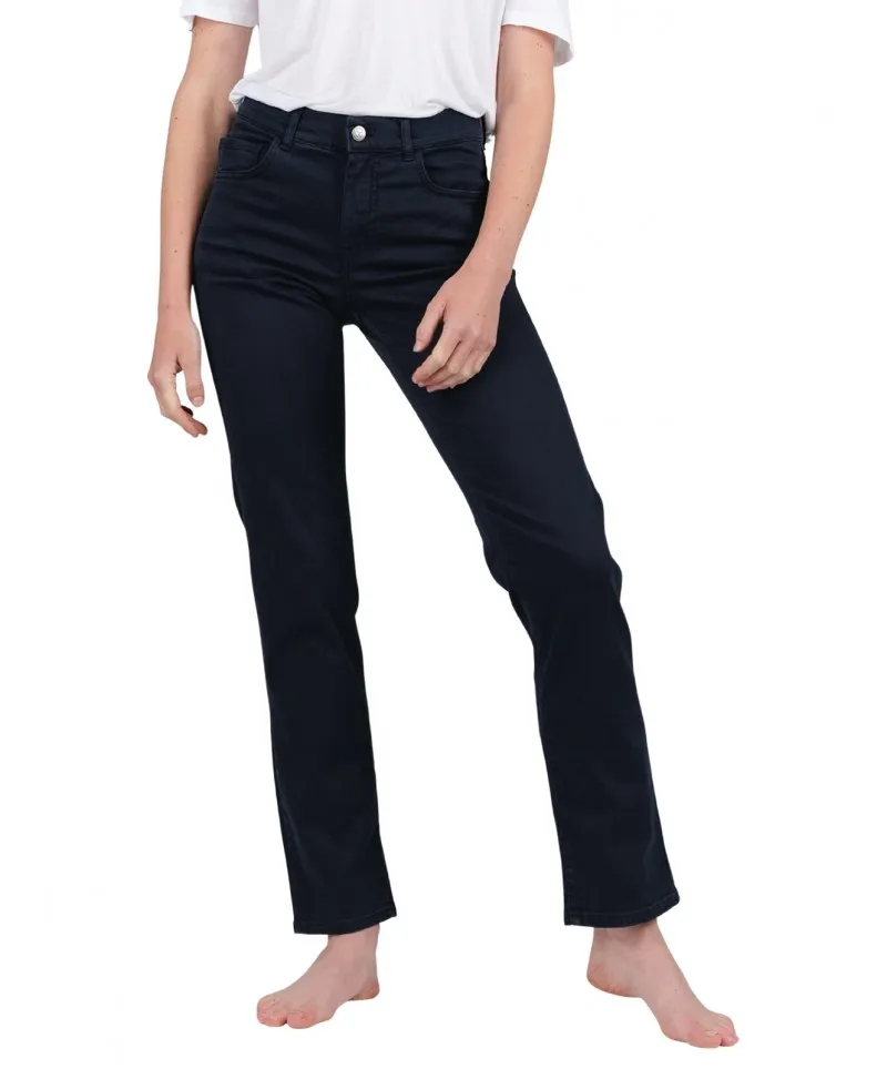 Angels Jeans Dolly in unifarbenen Midnight Blau