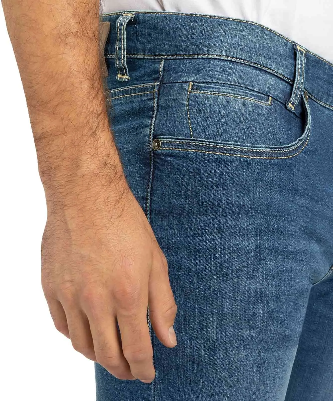 Herren Jeans Arne Pipe von MAC in Deep Blue Authentic Wash