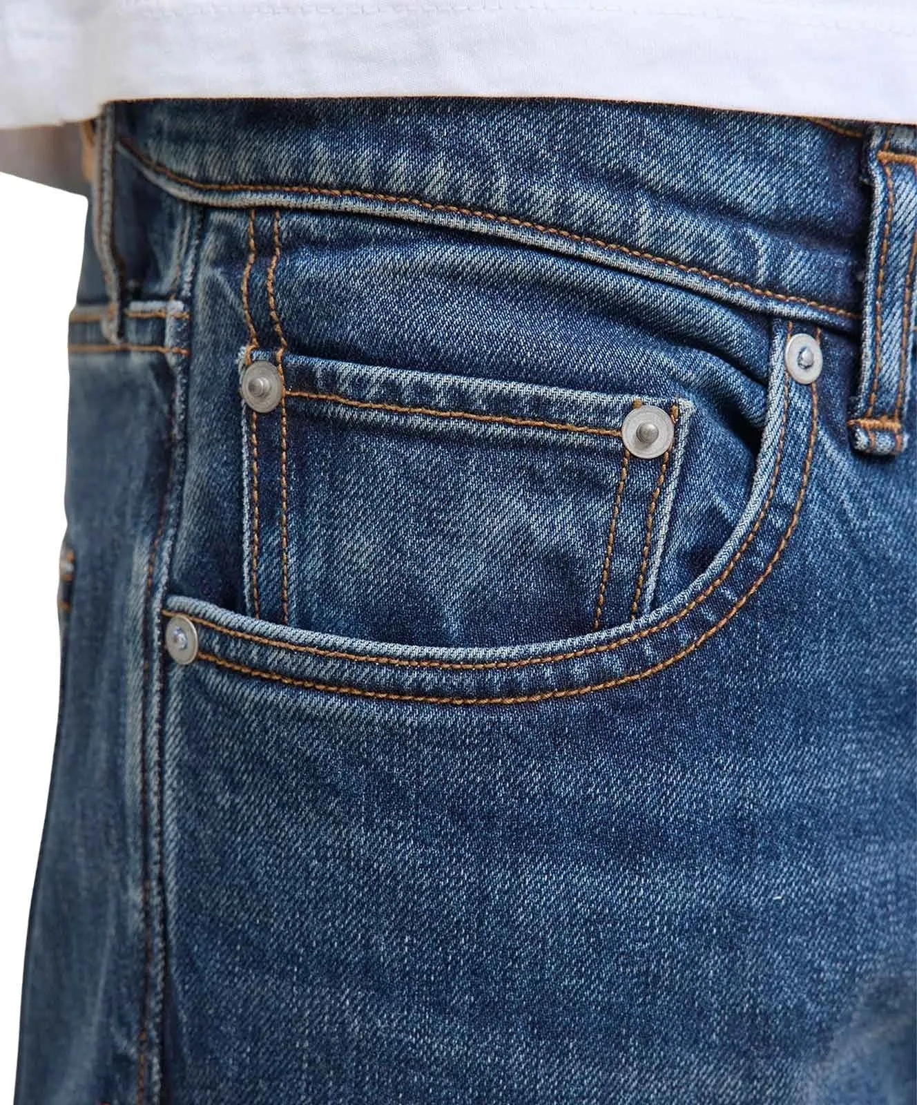 Herren Jeans Chris von Jack & Jones in Blue Denim