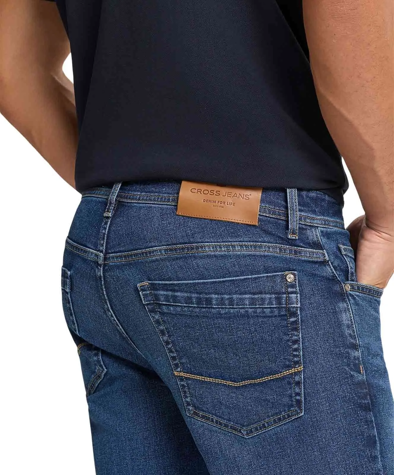 Herren Jeans Antonio von Cross in Dark Blue