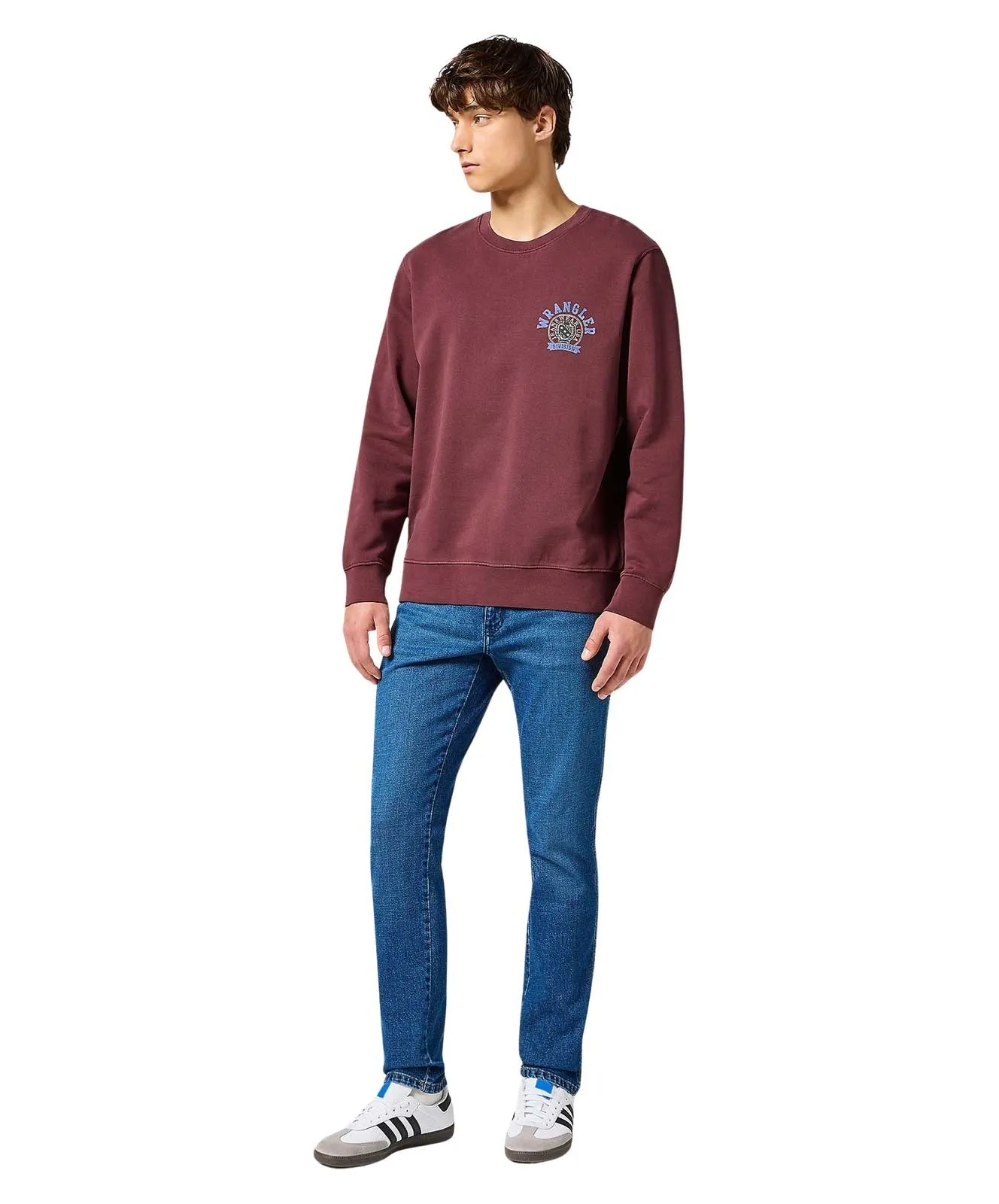 Herren Jeans River von Wrangler in Sundown Blue
